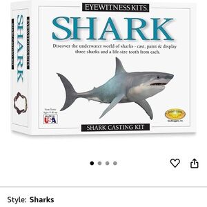 Shark Casting Kit with Models and Tooth